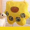 Dewireaey Rabbit Hay Bag | Hanging Hay Holder - 4-Hole Dispenser for Small Pets view 3