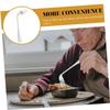 Angled Eating Forks, 2-Piece Set, Stainless Steel, for Seniors view 3