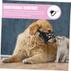 ibasenice Adjustable Anti-Bite Dog Muzzle, Breathable Polyester, Black, with Adjustable Strap for Small Dogs view 2