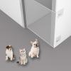 Retractable Pet Gate, Drill-Free Safety Mesh for Home view 2