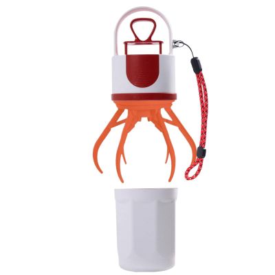 Dog Poop Scoop with Bag Dispenser, Touch-Free Pet Waste Scoop