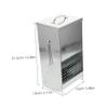 BESTonZON 650 ml Metal Feeder with Removable Lid and Hooks for Hamsters and Ferrets view 2