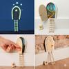HOMYKIDS Magical Wooden Tooth Fairy Door with Glow-in-the-Dark Details view 2