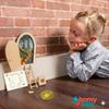 HOMYKIDS Magical Wooden Tooth Fairy Door with Glow-in-the-Dark Details view 4