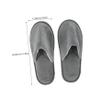 Gatuida 5 Pairs of Thickened Disposable Coral Fleece Hotel Slippers view 3