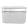 GANAZONO Portable First Aid Case, Large Double-Layer Medicine Box with Handle and Safety Lock view 1