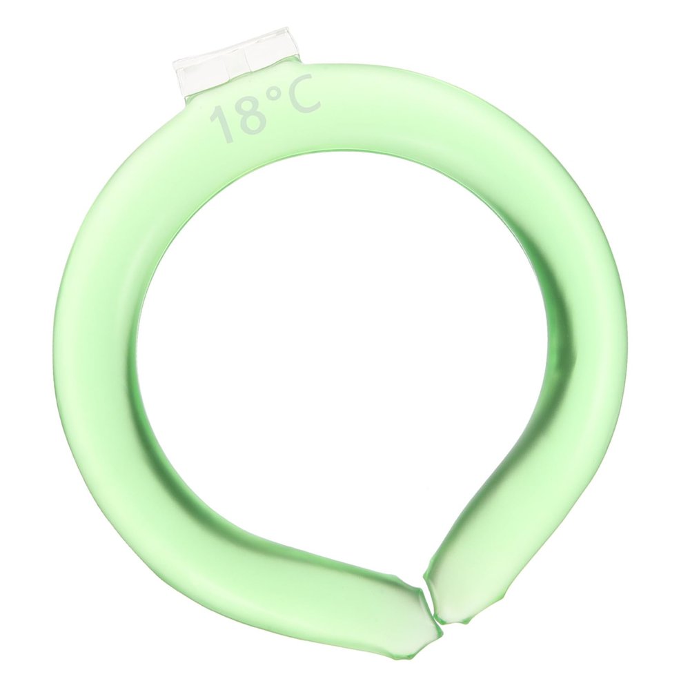 Green PVC and Hydrogel Neck Cooling Tube
