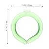 Green PVC and Hydrogel Neck Cooling Tube view 2