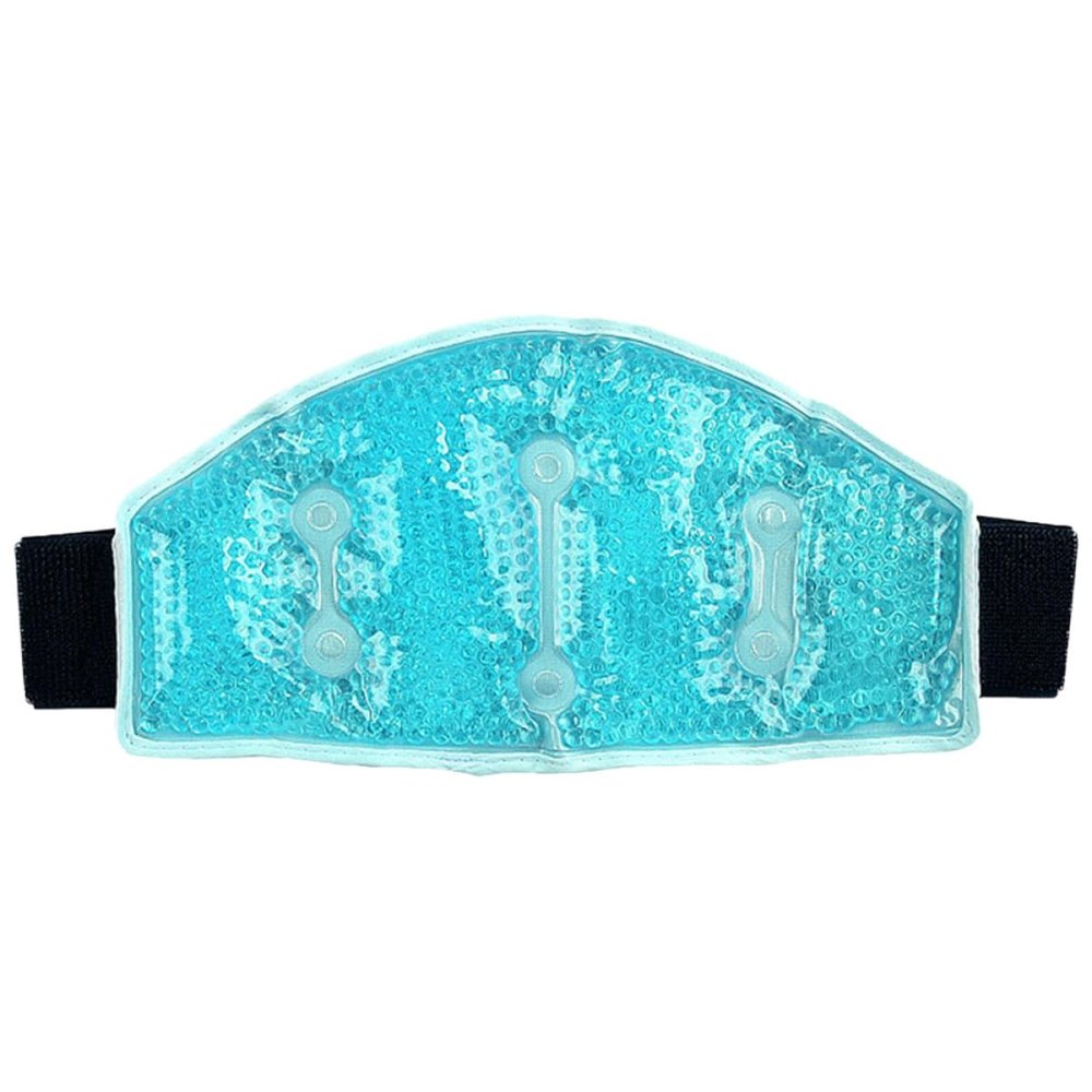 OUNONA Reusable Neck Cold Pack with Soft PVC and Plush Cover, Adjustable Hot and Cold Therapy Wrap