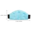 OUNONA Reusable Neck Cold Pack with Soft PVC and Plush Cover, Adjustable Hot and Cold Therapy Wrap view 2