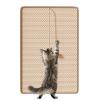 Cat Scratching Pad, Wall-Mounted Scratcher with Play Balls view 1
