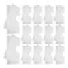 Disposable Face Hole Pads for Massage Tables, 100-Count, White Microfiber view 1