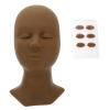 PartyKindom Removable-Eyelid Mannequin Head for Makeup and Eyelash Extension Practice view 1