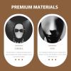 PartyKindom Removable-Eyelid Mannequin Head for Makeup and Eyelash Extension Practice view 2