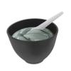 Beatifufu DIY Facial Mask Mixing Bowl Set, Black Silicone and PP, with Measuring Spoon and Applicator view 3