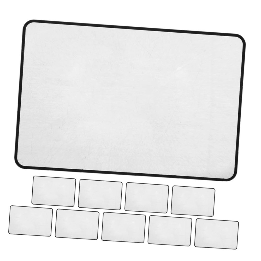 Credit Card Magnifier, 10-Pack, Thin PVC for Reading and School