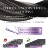 LaaVoo Bonding Extensions Remy Human Hair, Black Balayage/Ombre Silver, 35 cm, 40 g, 50 Pieces, #1B/S/1B view 4