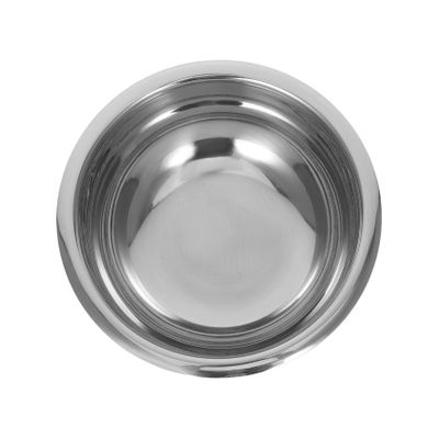 Hohopeti Silver Round Metal Shaving Bowl