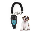 Dog Training Clicker with Silent Whistle, Lightweight Obedience Tool with Strap view 1