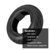3.00-8 Tubeless Tire for Electric Scooters, Pneumatic 4PR Replacement with Anti-Slip Tread view 4