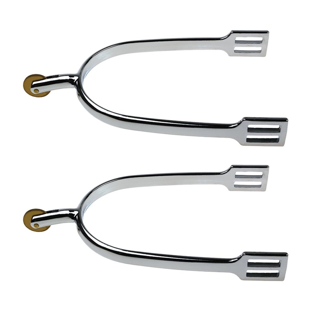 Coated Zinc Alloy English Spurs, 30 mm Neck
