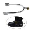 Coated Zinc Alloy English Spurs, 30 mm Neck view 2