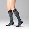 SOLIDEA STRIPE GAME ZENITH Knee-High Compression Socks, Black, 15/21 mmHg, XL view 2