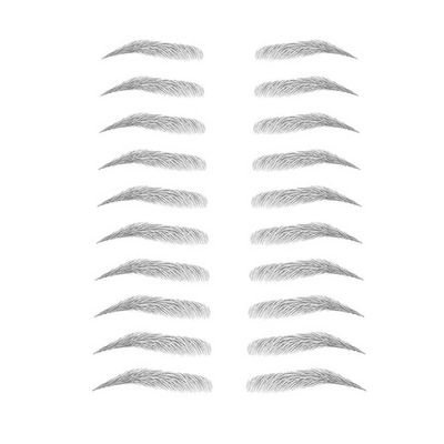 Waterproof 3D Eyebrow Stickers – Peel-Off Brow Transfers