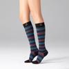 SOLIDEA STRIPE GAME ALTAIR Knee-High Compression Socks, Black, 15/21 mmHg, XXL view 2
