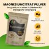 NUPA Magnesium Citrate Powder 225 g (100 Servings), 200 mg Magnesium per Serving, Vegan view 3