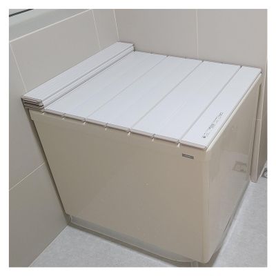 Adjustable Polypropylene Bathtub Cover, 1 cm Thick, Insulated, Dustproof Panel, 70/75/80 cm Wide, 360° Reversible Bathtub Tray for Optimal Protection and Fit (110 cm)