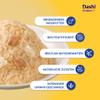 INABA Dashi Delights Wet Cat Food with Real Chicken, Delicate Flakes, Grain-Free, Sugar-Free, No By-Products, Premium Japanese Cat Treats, 40 g (12-Pack) view 3