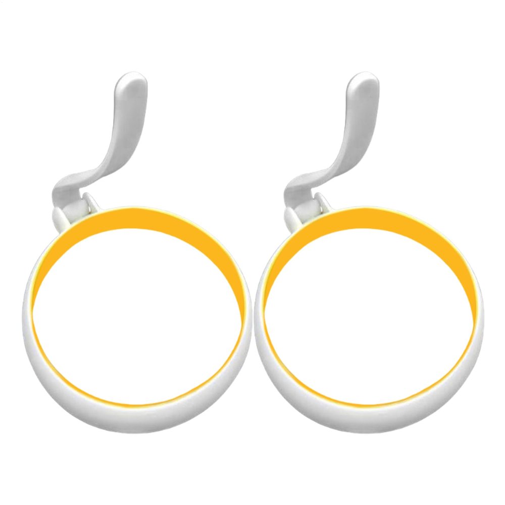 Round Reusable Nonstick Egg Ring with Handle