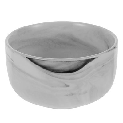 Veemoon Marbled Porcelain Shaving Bowl, Approx. 360 ml