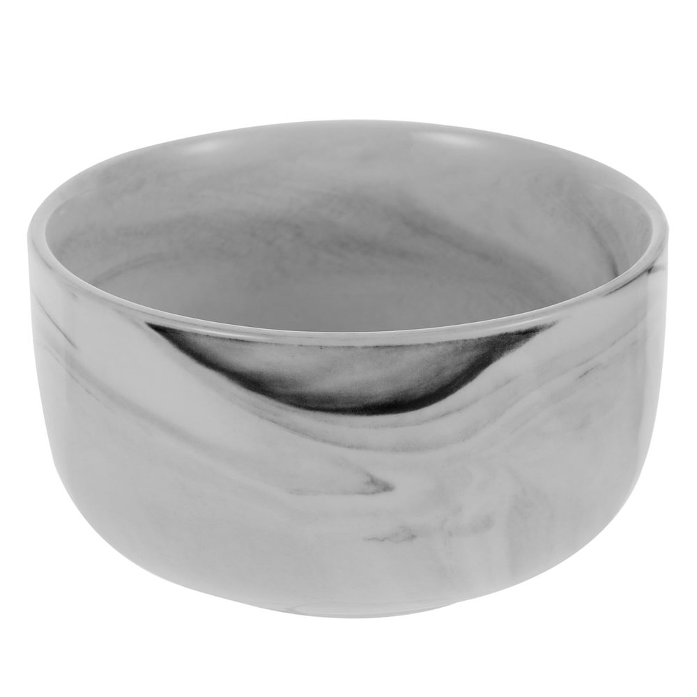 Veemoon Marbled Porcelain Shaving Bowl, Approx. 360 ml