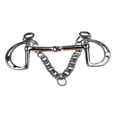 Adjustable Stainless Steel Horse Bit with Double Chain