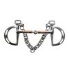 Adjustable Stainless Steel Horse Bit with Double Chain view 3