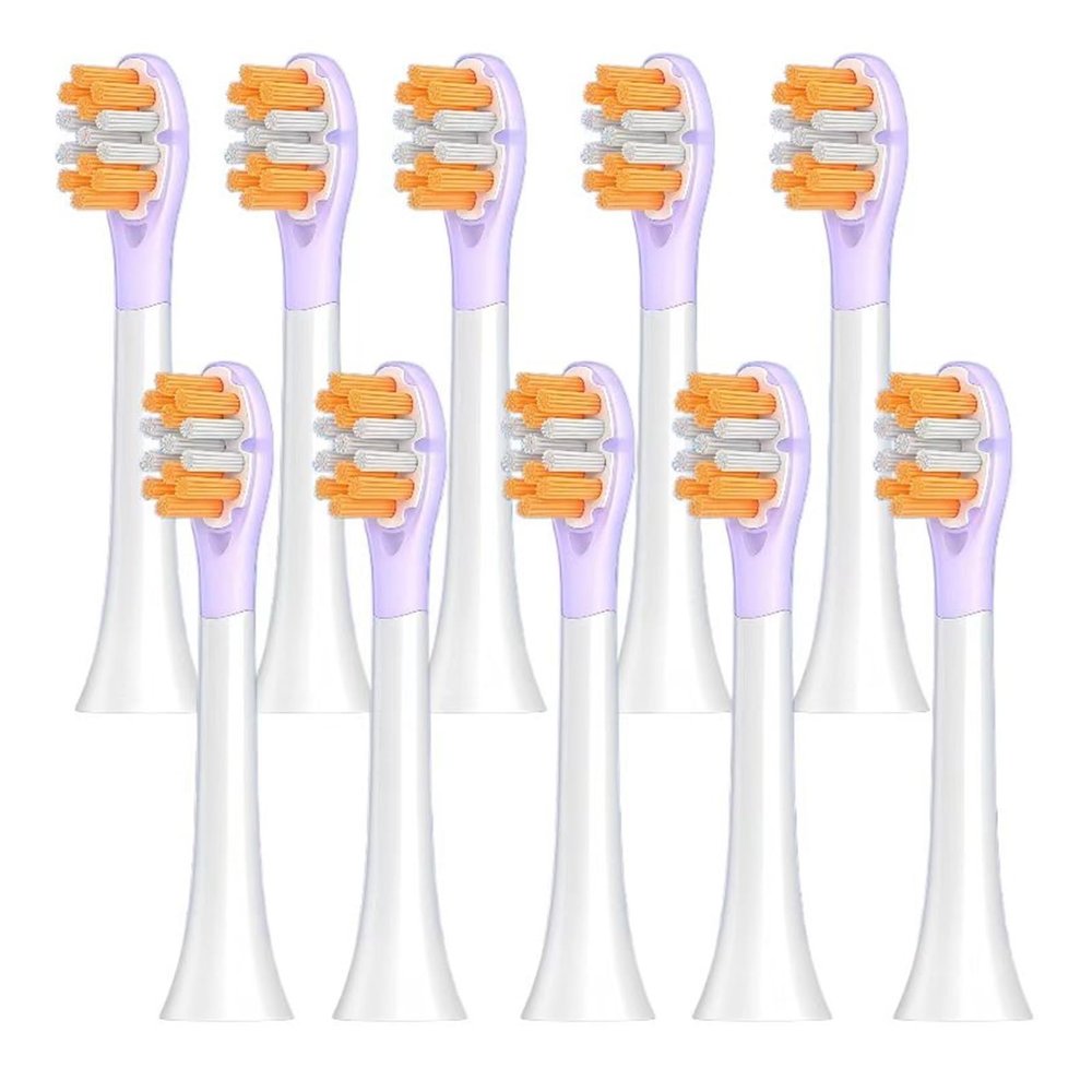 Replacement Brush Heads for Electric Toothbrushes, 10-Pack, Compatible with Philips HX6210, HX6211, HX6213, 7500, 9000, 9300, 9500, 9700, 9750, 9900