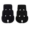 Portable Baby Seat Cushion with High Backrest and Breathable Fleece Cover view 3