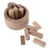 OUNONA Brown Wood-Stack Design Essential Oil Diffuser for Home, Bathroom, and Beauty Salon view 1