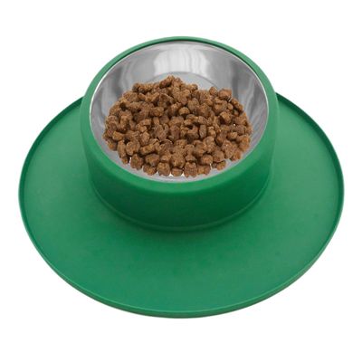 Acunny Dog Bowl – Silicone, Stainless Steel, Non-Slip
