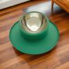 Tip-Resistant Silicone & Stainless Steel Pet Bowl, Leakproof view 3