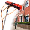 10 m Window Cleaning Set with Water-Fed Telescopic Pole and 50 cm Brush Head view 1