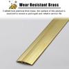 Non-Slip, Durable Brass Threshold Strip, 3 cm Wide view 3