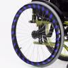 ITETONE Silicone Wheelchair Handrim Covers, Non-Slip, Wear-Resistant, 1 Pair, Blue, 22-Inch view 1