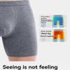 Men's Incontinence Boxer Briefs, Ultra-Absorbent, Washable, Reusable, Black, 5-Pack, 5XL view 3