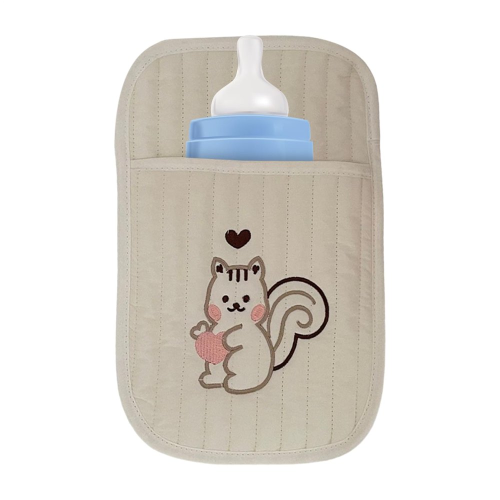 Baby Crib Headboard Organizer with Diaper Compartment