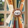 Lion Curtain Tiebacks with Animal Figures view 3
