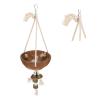 Acouto Coconut Shell Bird Swing view 1
