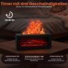 3D Flame Aroma Diffuser with Remote Control, 7-Color LED Fireplace Effect, 250 mL Ultrasonic Humidifier, 3 Timers view 4